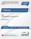 Convite - Fórum Comunitário - 11/06/2026