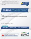 Convite - Fórum Comunitário - 21/05/2026